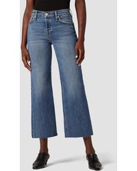 Hudson Jeans - Rosie High-rise Wide Leg Crop Jean - Lyst