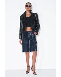 Hudson Jeans - Cherie Cobra Leather Short - Lyst