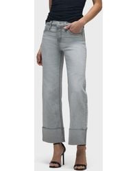 Hudson Jeans - Rosie High-rise Wide Leg Jean With Cuff - Lyst