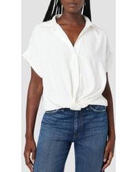 Hudson Jeans - Knotted Button Down Shirt - Lyst