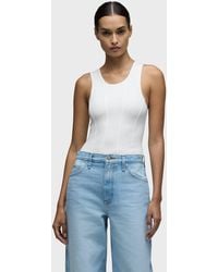 Hudson Jeans - Scuba Scoop Neck Bodysuit - Lyst