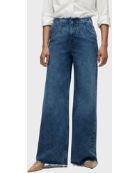 Hudson Jeans - James High-rise Darted Wide Leg Petite Jean - Lyst