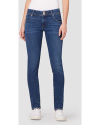 Hudson Jeans Collin Mid-rise Skinny Jean - Blue