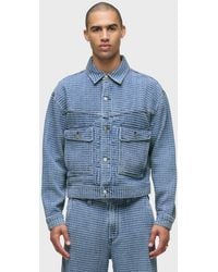 Hudson Jeans - Jacquard Trucker Jacket - Lyst