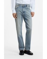 BOSS - Ogden Regular-Fit Jeans - Lyst