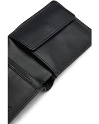 BOSS - Leather Billfold Wallet With Emed Logo And Coin Pocket - Lyst