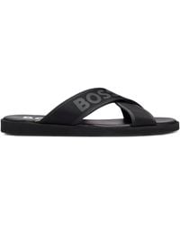 BOSS by HUGO BOSS Sandals, slides and flip flops for Men | Online Sale up  to 65% off | Lyst