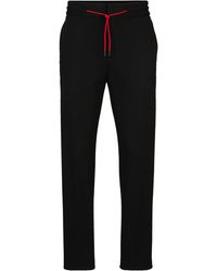 HUGO - Extra Slim-Fit Hose aus Performance-Stretch-Jersey mit Tunnelzug - Lyst