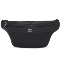 HUGO - Twill Belt Bag With Stacked-Logo Hardware - Lyst