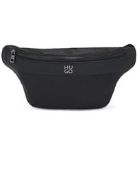 HUGO - Twill Belt Bag With Stacked-Logo Hardware - Lyst