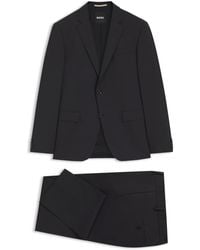 BOSS - Traje Slim Fit De Dos Piezas En Lana Elástica - Lyst