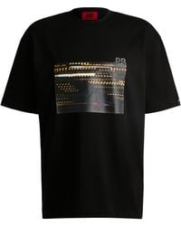HUGO - Kurzarmshirt Daveley_RB 10257318 01 - Lyst