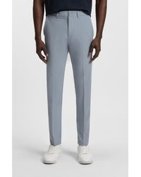 BOSS - Slim-Fit Trousers - Lyst