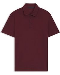 BOSS - Beckham X Poloshirt Aus Baumwoll-Mix Mit Seide - Lyst