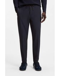 BOSS - Tapered-Fit Trousers - Lyst