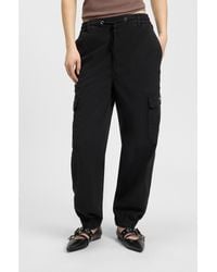 HUGO - Relaxed-Fit Cargo Trousers - Lyst