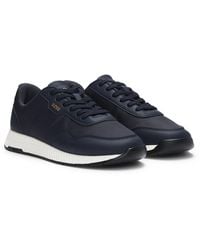 BOSS - Ttnm Evo Trainers With Ridged Outsole - Lyst