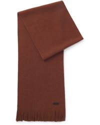 BOSS - Knitted Scarf - Lyst