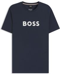 BOSS - T-Shirt Met Logoprint - Lyst