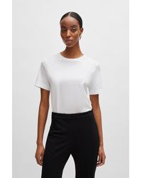BOSS - Relaxed-fit T-shirt In Cotton Jersey - Lyst