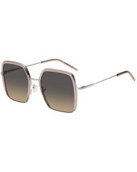 BOSS - Acetate Sunglasses With-Tone Steel - Lyst