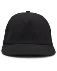 HUGO - Cap Aus Baumwoll-Twill Mit Logo-Stickerei - Lyst