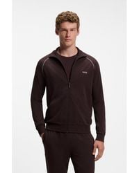 BOSS - Zip-Up Jacket - Lyst
