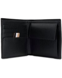BOSS - Structured Wallet With Signature Stripe And Logo Detail - Lyst