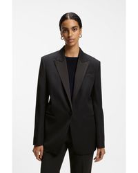 BOSS - Regular-Fit Tuxedo Blazer - Lyst
