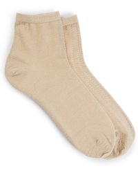 BOSS - Kurze Socken aus Baumwoll-Mix im Zweier-Pack - Lyst