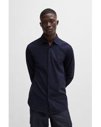 BOSS - Slim-Fit Shirt - Lyst