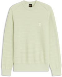 BOSS - Ogo-Patch Sweater - Lyst