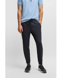 BOSS - Tapered-Fit Trousers - Lyst