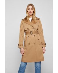 Women's BOSS by HUGO BOSS Raincoats and trench coats from $400 | Lyst