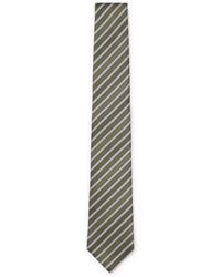 BOSS - Krawatte Aus Italienischem Seiden-Jacquard Mit Diagonalen Streifen - Lyst