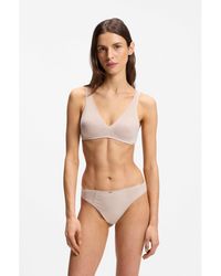 BOSS - Low-Rise Briefs With Lace And Accents - Lyst