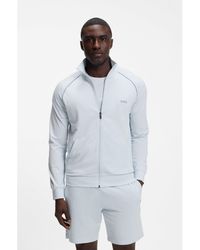 BOSS - Zip-Up Jacket - Lyst