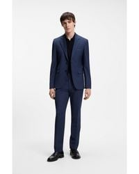 HUGO - Wool-Blend Two-Piece Extra-Slim-Fit Suit - Lyst