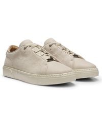 BOSS - Lace-Up Sneakers - Lyst