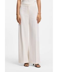 HUGO - Wide-Leg Trousers - Lyst