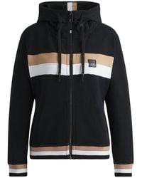 BOSS - Equestrian Zip Hoodie - Lyst