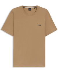BOSS - Stretch-Cotton T-Shirt - Lyst