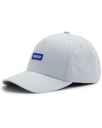 HUGO - Cotton-Twill Cap With Logo Patch - Lyst