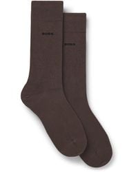 BOSS - 2-Pack Bamboo-Blend Regular-Length Socks - Lyst