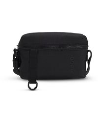 HUGO - Ripstop Crossbody Bag With Logo Lettering - Lyst