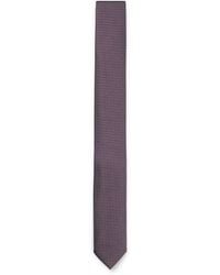 HUGO - Jacquard-Patterned Tie - Lyst