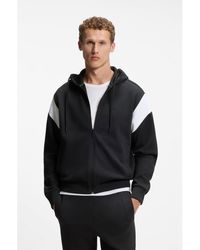 BOSS - Regular-Fit Zip-Up Sweatshirt - Lyst