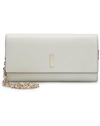 BOSS - Leather Clutch Bag With Branded Hardware - Lyst
