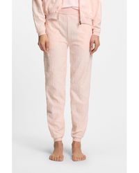 HUGO - Cotton-Blend Tracksuit Bottoms With All-Over Logo Pattern - Lyst