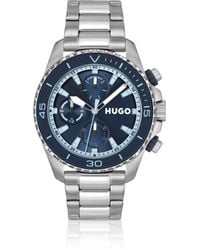 HUGO - Dial Watch With Link Bracelet - Lyst